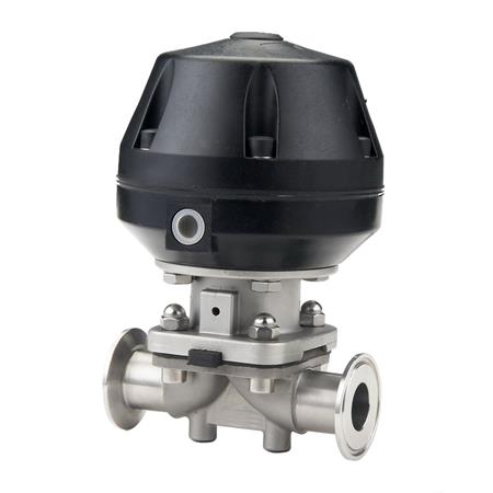 мембранный клапан 2Way Pneumatic с Plastic Actuator